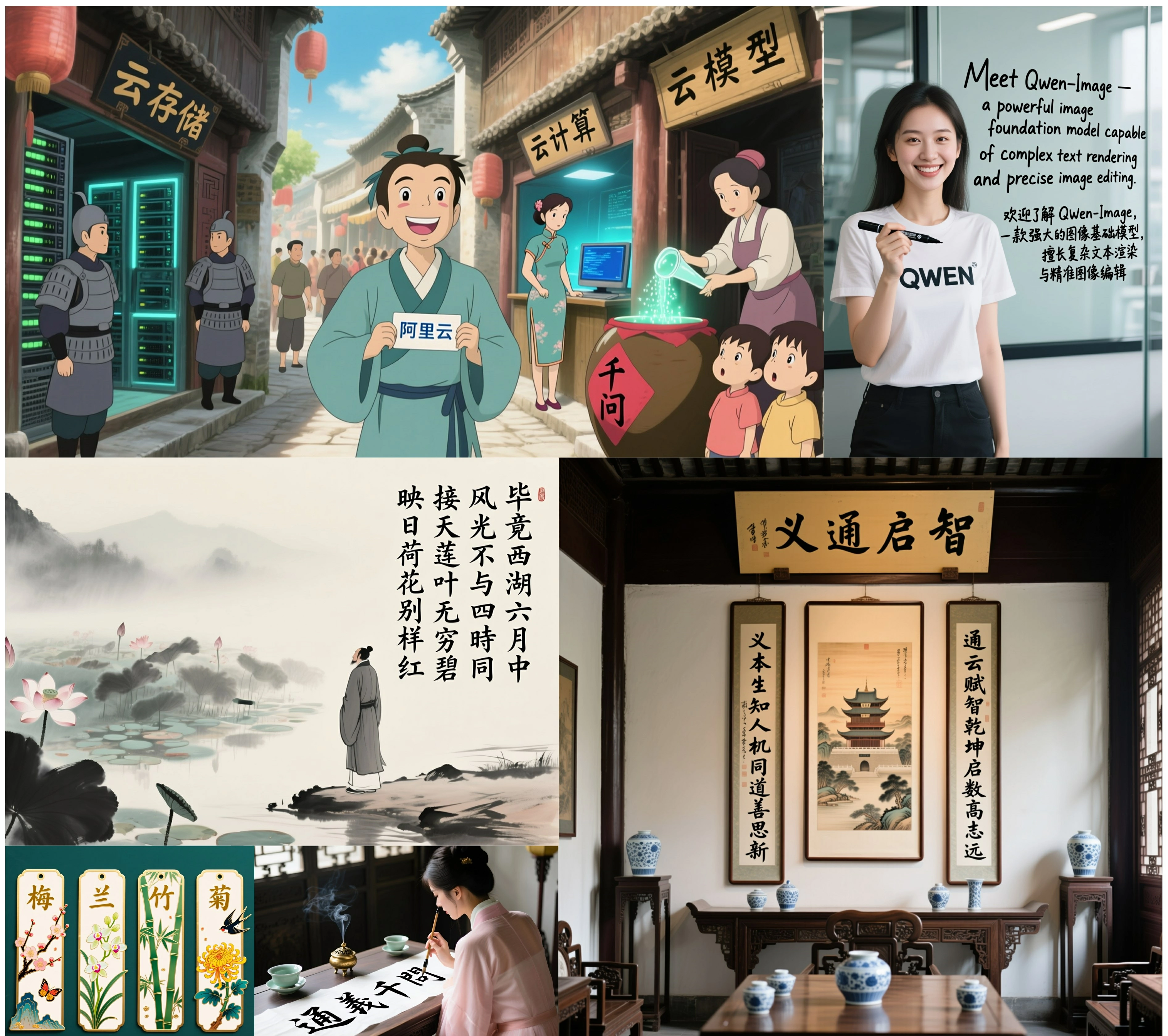 Qwen-Image开源文生图模型